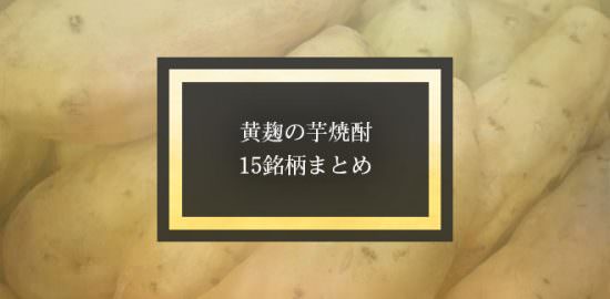 黄麹の芋焼酎・15銘柄まとめ