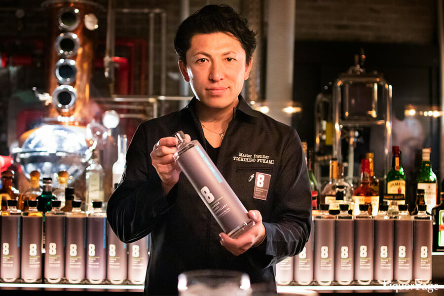 NUMBER EIGHT DISTILLERY蒸溜責任者・深水稔大さん