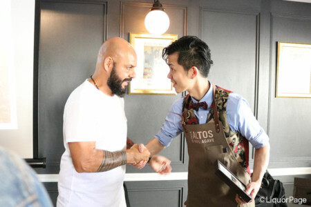 優勝の一人、西山圭氏とドレ・マッソ氏