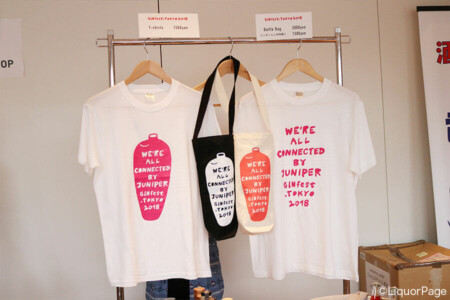 GINfest.TOKYO記念Tシャツ、ボトルバッグ