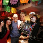 死者の日には欠かせないカトリーナも来場。 死者の日には欠かせないカトリーナも来場。